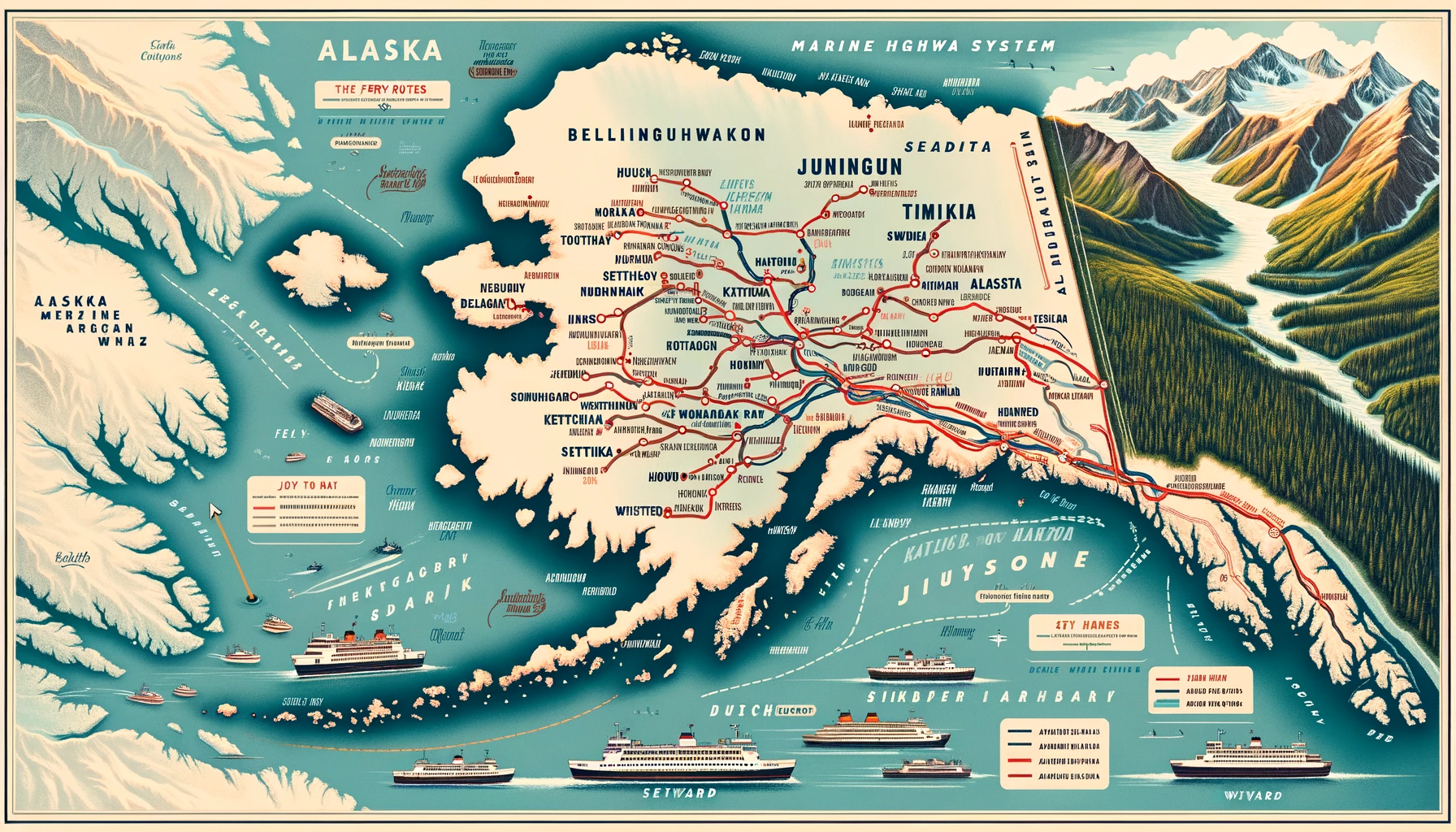 Alaska Marine Highway System Routes