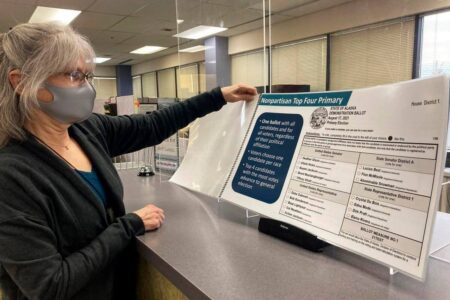 Alaska Election Lawsuit Heads to Supreme Court Alaska law suit challenges voting system in court.