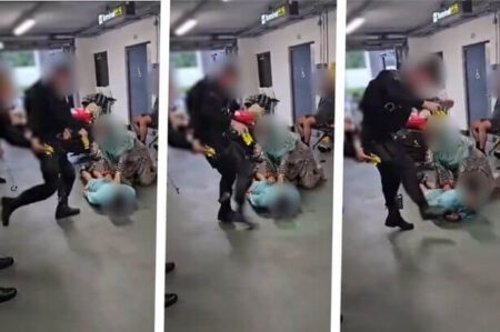 Manchester Airport Police Officer Suspended After Brutal Arrest Police officer suspended after violent airport arrest video