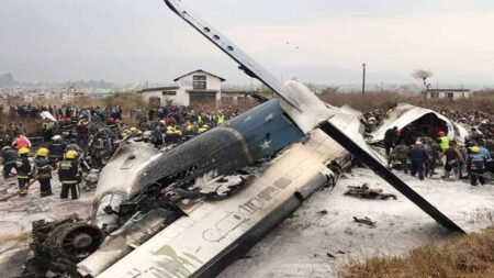 Nepal plane crash kills 18; pilot survives.