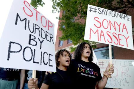 Fatal Shooting of Sonya Massey by Deputy Sparks Outrage and Legal Action Protest After The Death of Sonya Massey 1