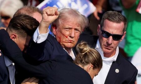 Trump was targeted in an assassination attempt at a Pennsylvania rally Security is rescuing Trump after a shot