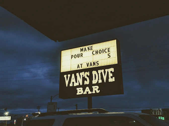 Vans dive bar