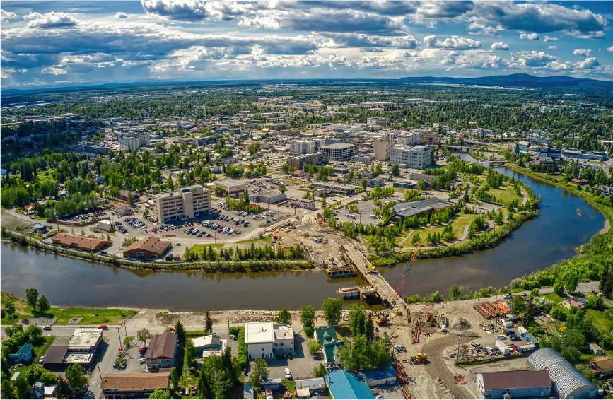 Fairbanks the city of Alaska