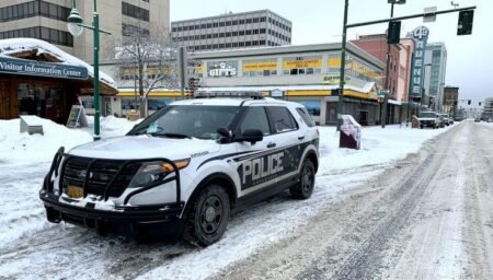 A Parked Anchorage Police Car