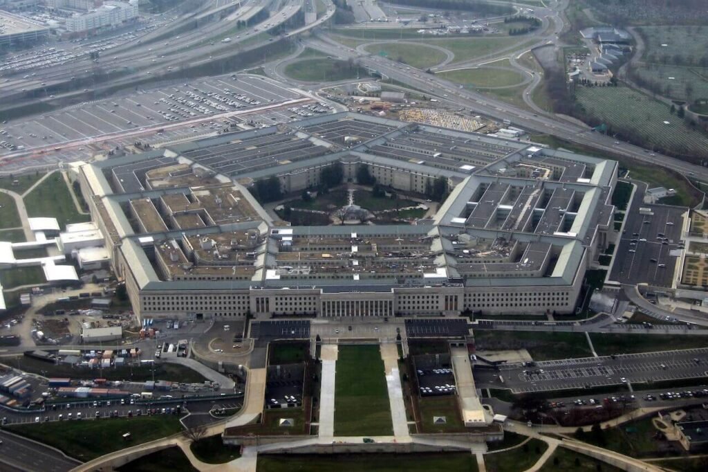 Birds Eye View of the Pentagon