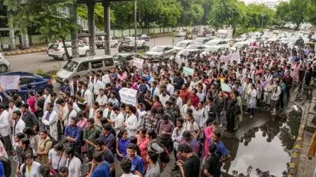 Doctors strike in India after a colleague is murdered.