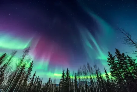 Geomagnetic storm intensifies Northern Lights visibility