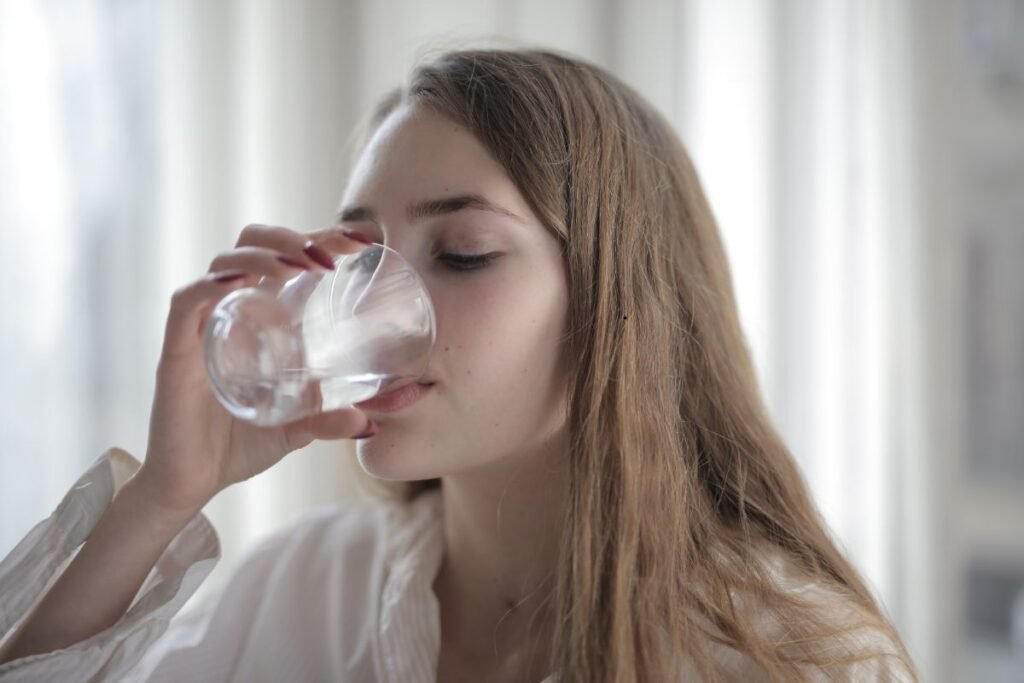 Girl Drinking Water