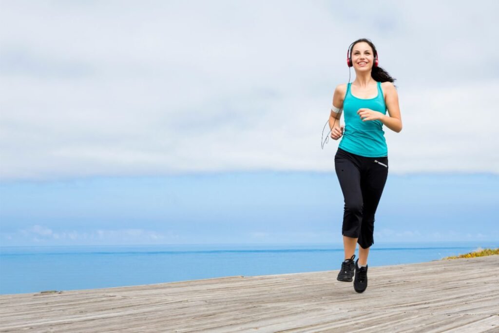 Girl Jogging