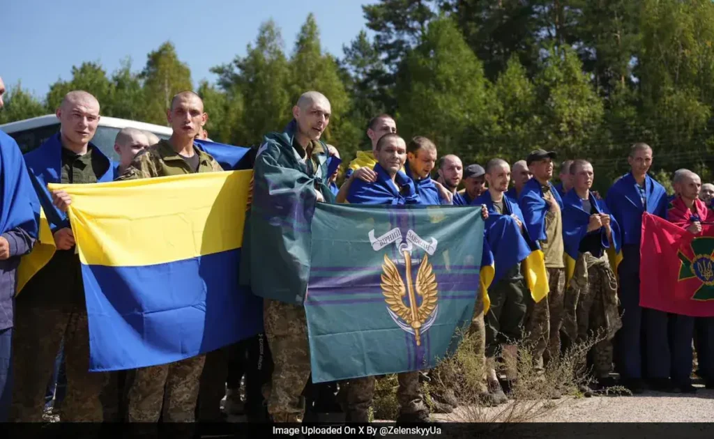 Ukraine and Russia exchange prisoners after Kursk battle