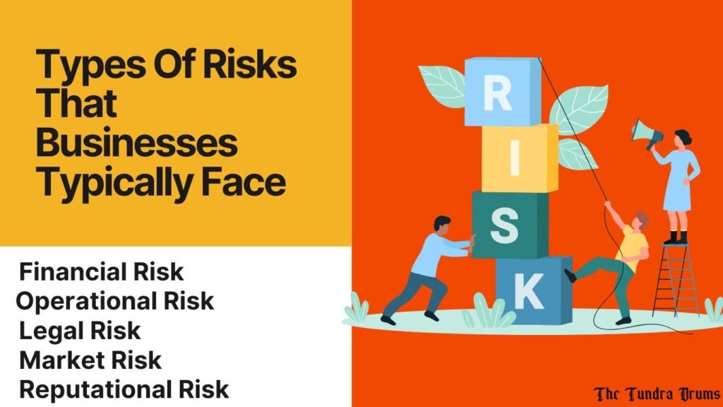 Vibrant graphics with the blocks of risks and its types