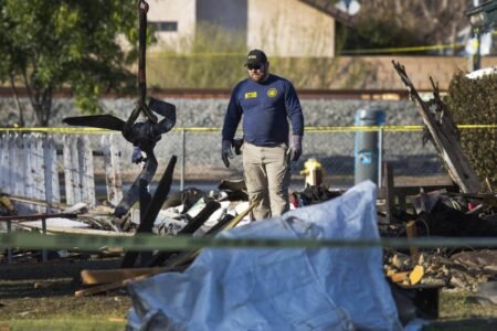 Cary Foster's fatal plane crash site