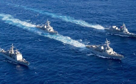 Taiwan Strait Tensions Rise as Japan Navy Makes Historic Passage Japan Sails Through Taiwan Strait
