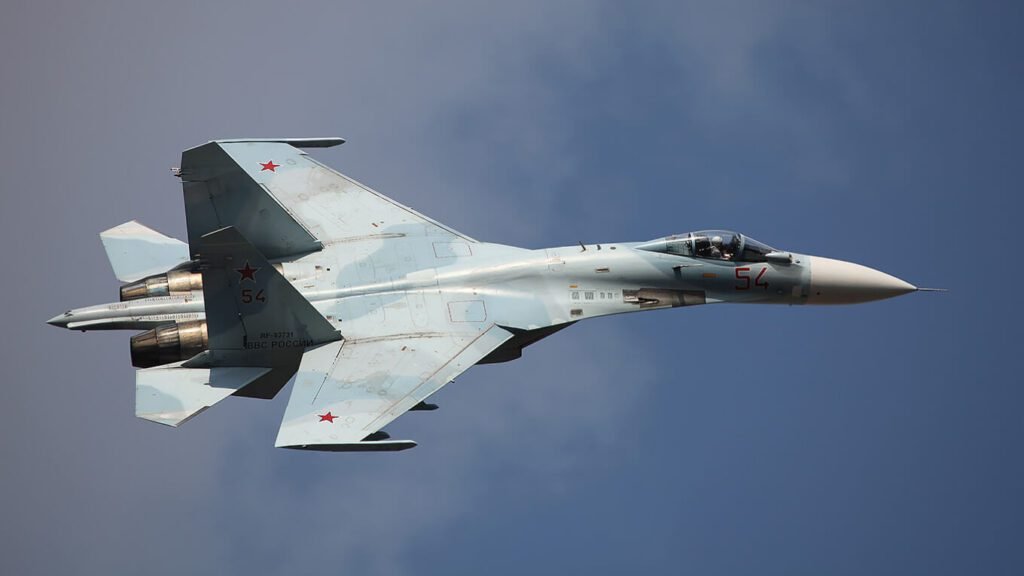 Russian Fighter Jet in the Sky