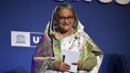 Sheikh Hasina the former Prime Minister of Bangladesh