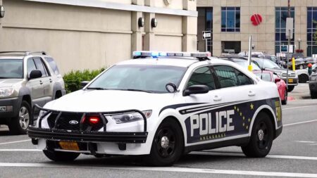 Anchorage Police Release Details About Mountain View Shooting Involving James Afuvai Anchorage Police Car