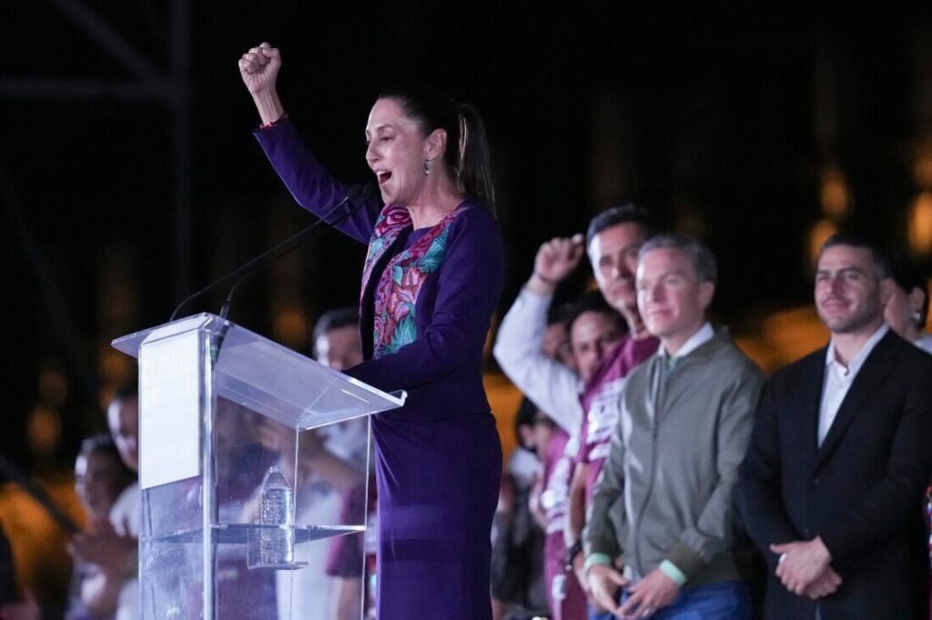 Claudia Sheinbaum the first female president of Mexico