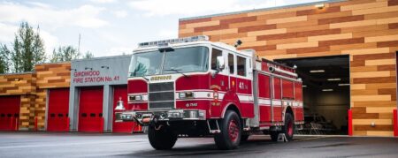 A Blaze Ravages Haines as Millions Dollars Are Lost in Fire That Destroys Businesses and Homes Fire Department Truck