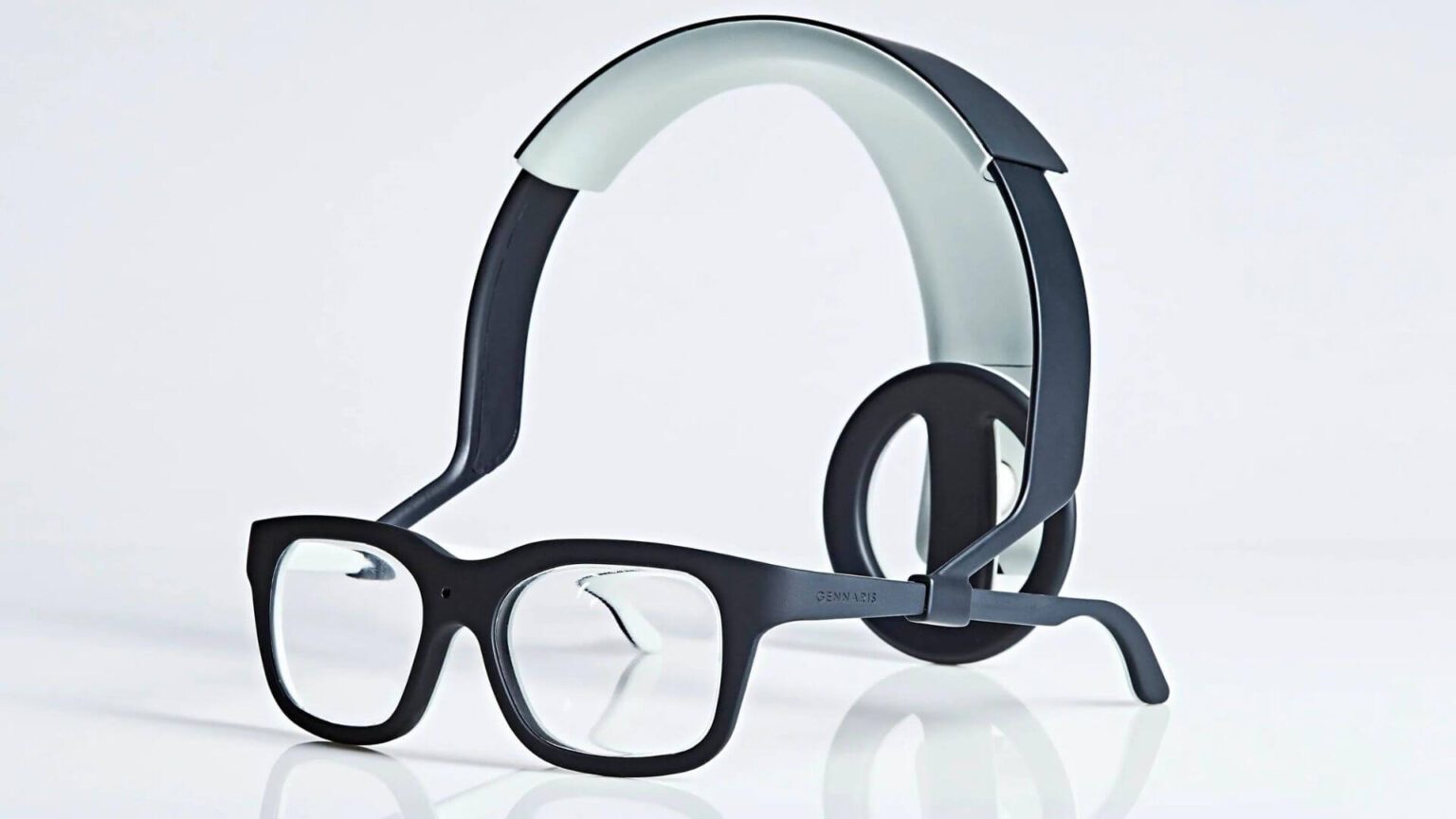 The Gennaris system includes a tiny camera worn on specially designed headgear