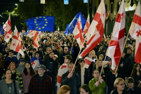 Georgian Election Pits Russia Against European Integration Georgia Decides Future in Parliamentary Election Vote