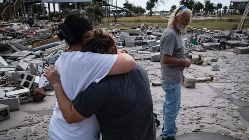 Aftermath of Hurricane Helen