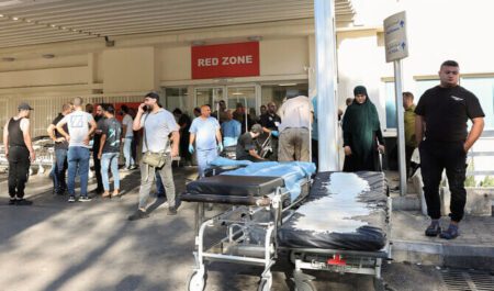 1. Israeli Strikes on Lebanon Hospitals Claim Dozens Lives