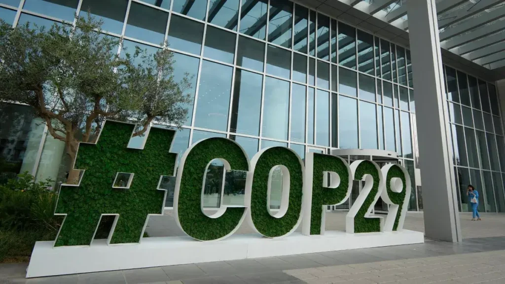 COP29 Climate Conference focuses on renewable energy.