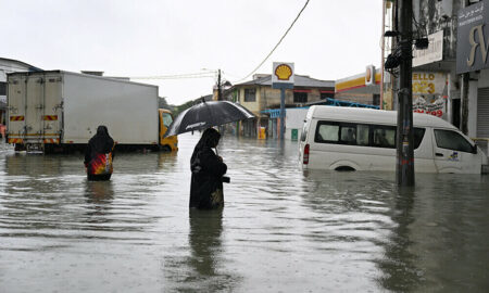 Aftermath of flooding in Malaysia
