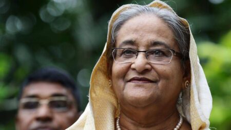 Sheikh Hasina is the ex-prime minister of Bangladesh.