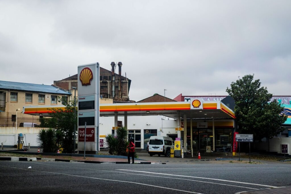 A Shell Petrol Pump