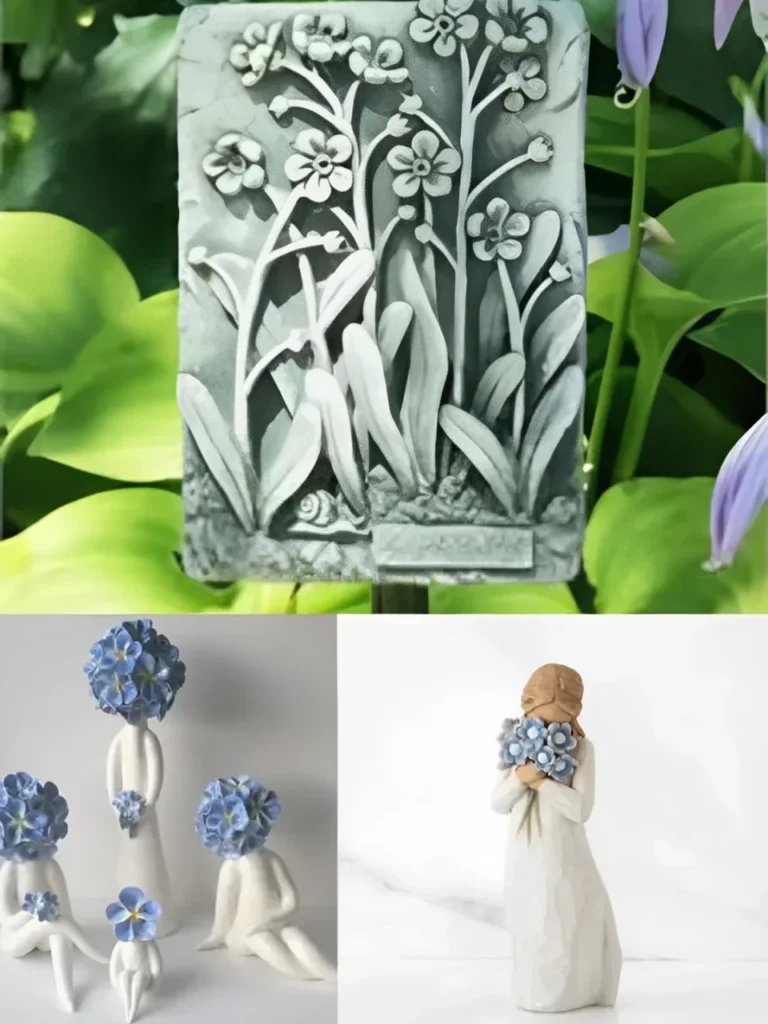 Forget-Me-Not in Art and Craft in Alaska sculpture