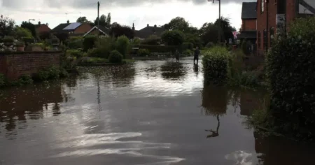 Flooding in Staffordshire Leaves Homeowners in Distress Flooding in Staffordshire causes chaos for residents.