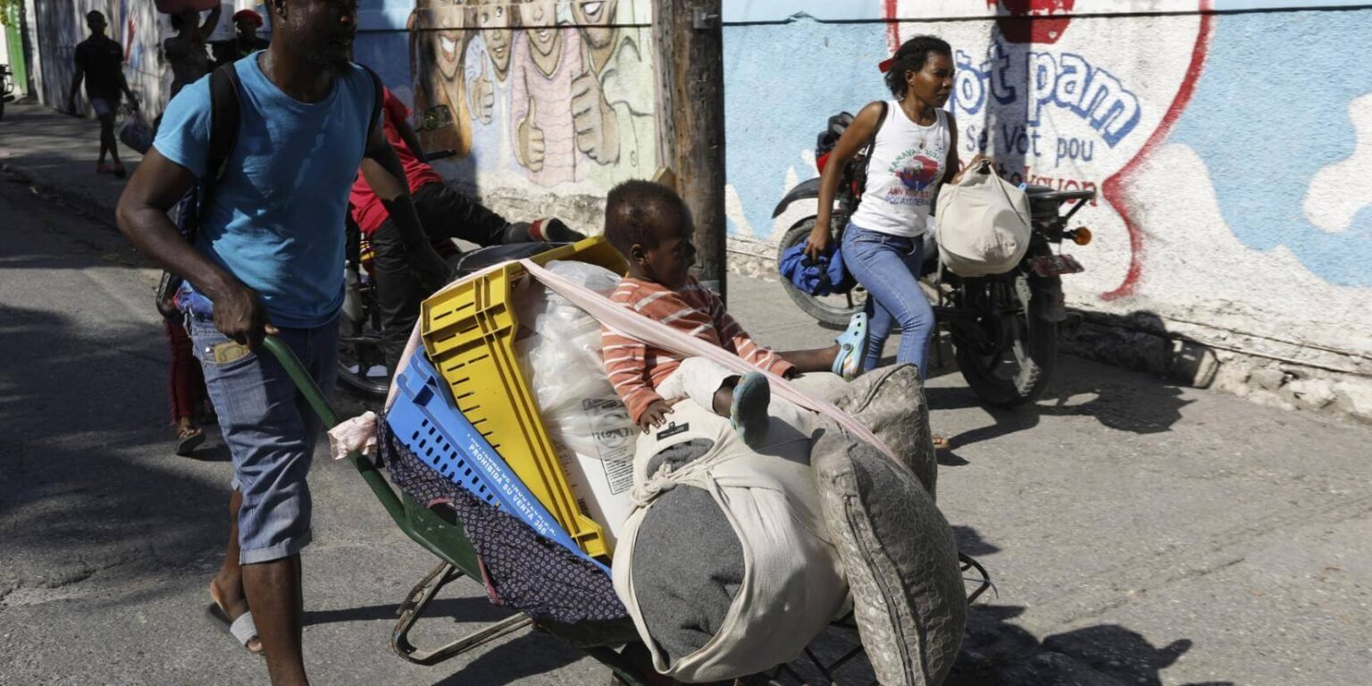 People leaving due to the Haiti Gang Violence.