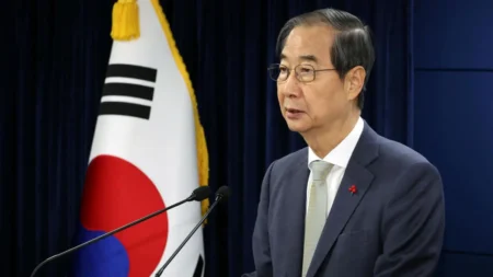 South Korea’s Opposition Lawmakers Seek Prime Minister’s Impeachment South Korea´s Prime Minister Han Duck-soo.