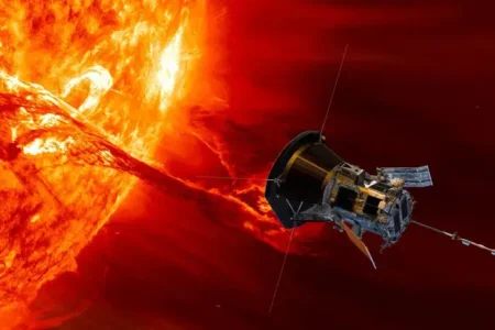 NASA’s Parker Solar Probe Makes Closest Pass to the Sun Parker Solar Probe near the Sun.