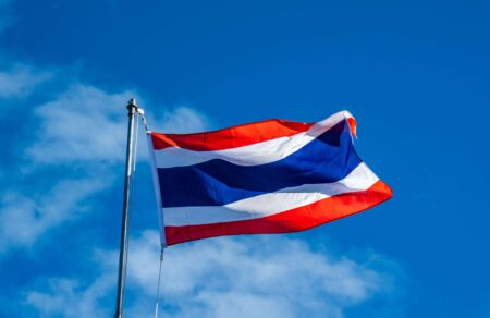 An Explosion at the Red Cross Doi Loyfa Fair in Thailand Claims Three Lives Thailand´s Flag.