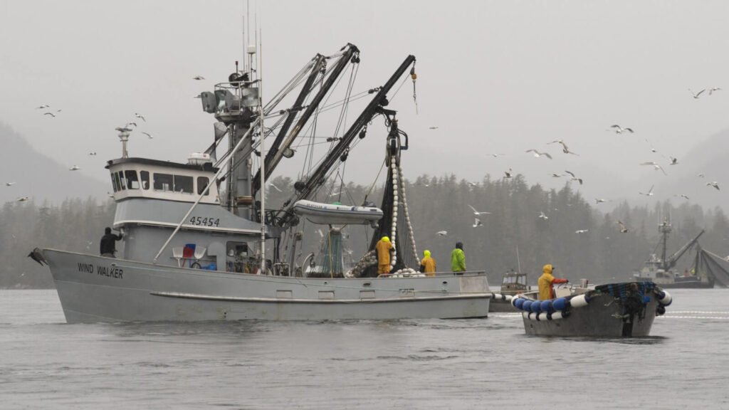 The fishing vessel Wind Walker near Sitka.