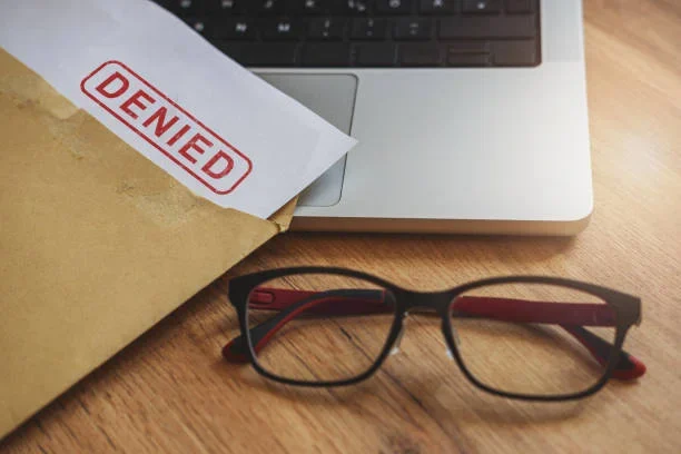Acts of Bad Faith in Long-Term Disability Claims: Some Examples to Understand Better document with denied stamp on it