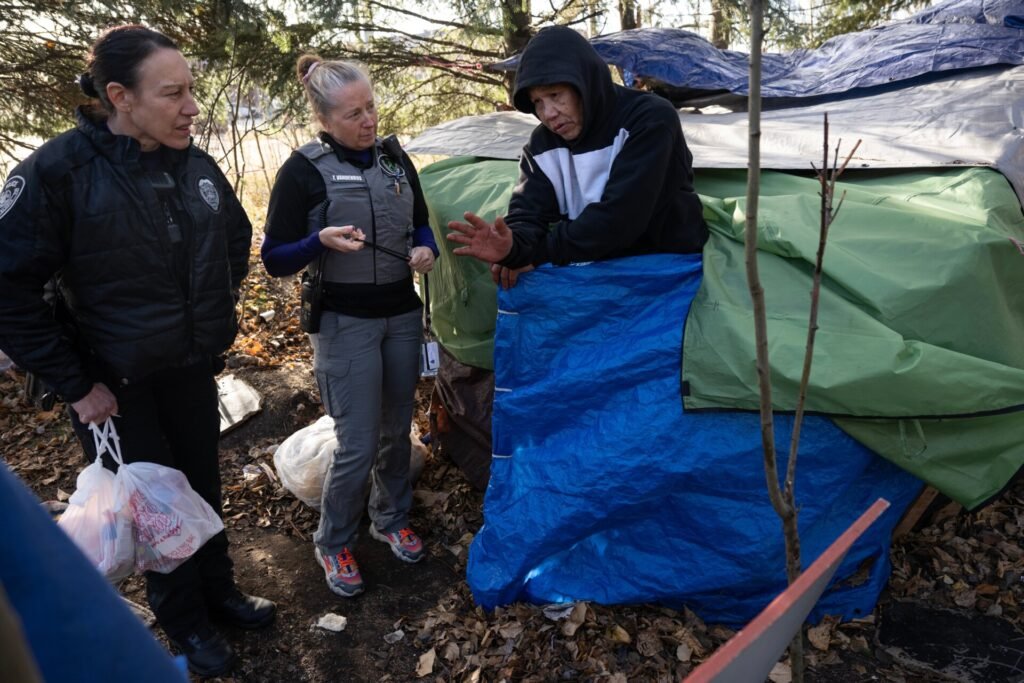 Anchorage homeless crisis APD works to find solutions.