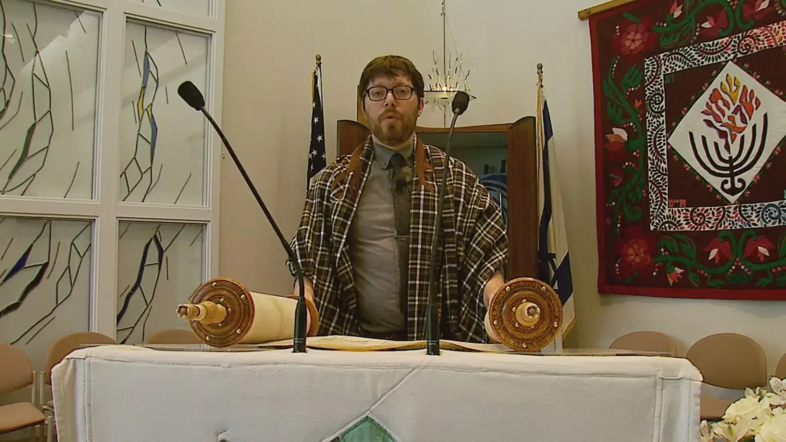 Anchorage’s Muslim and Jewish Communities Show Hope Due to Gaza Ceasefire Deal Rabbi Abram Goodstein and the leader of Congregation Beth Shalom in Anchorage.