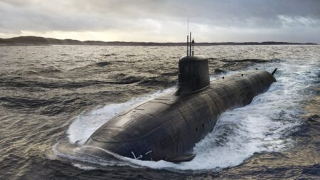 Rolls-Royce Secures a £9 Billion Deal for Nuclear Submarine A submarine in the Ocean.