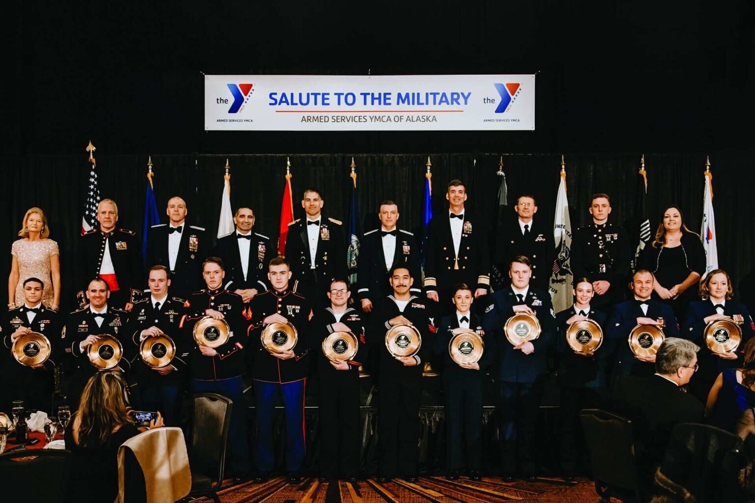 Salute to military awards recognizes selfless service members.