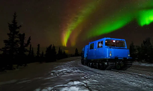 My Train Trip in Alaska to See Northern Lights train
