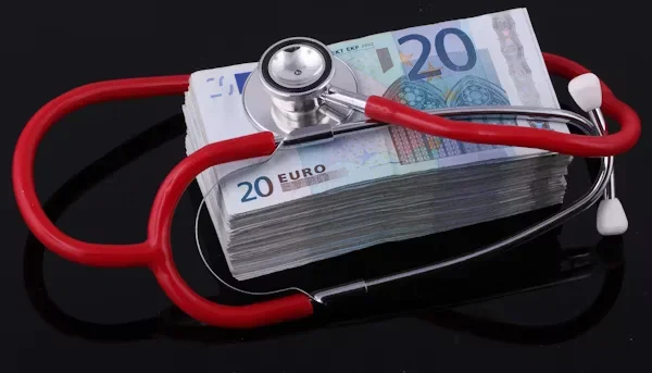 a stethoscope with money