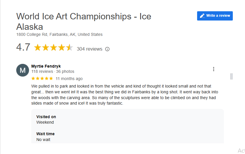 world ice art championships review