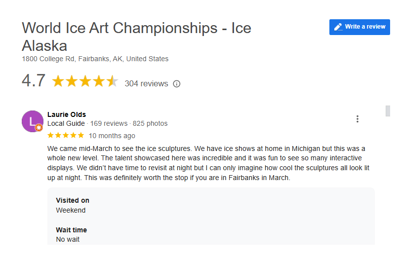 world ice art championships reviews