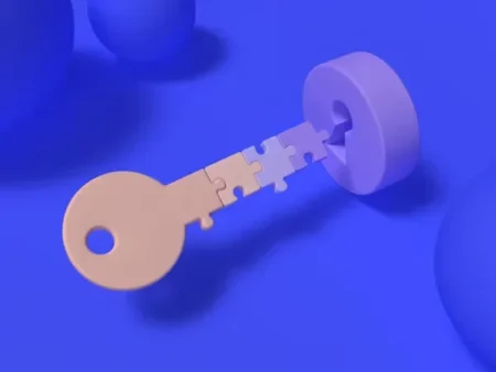 A key and lock