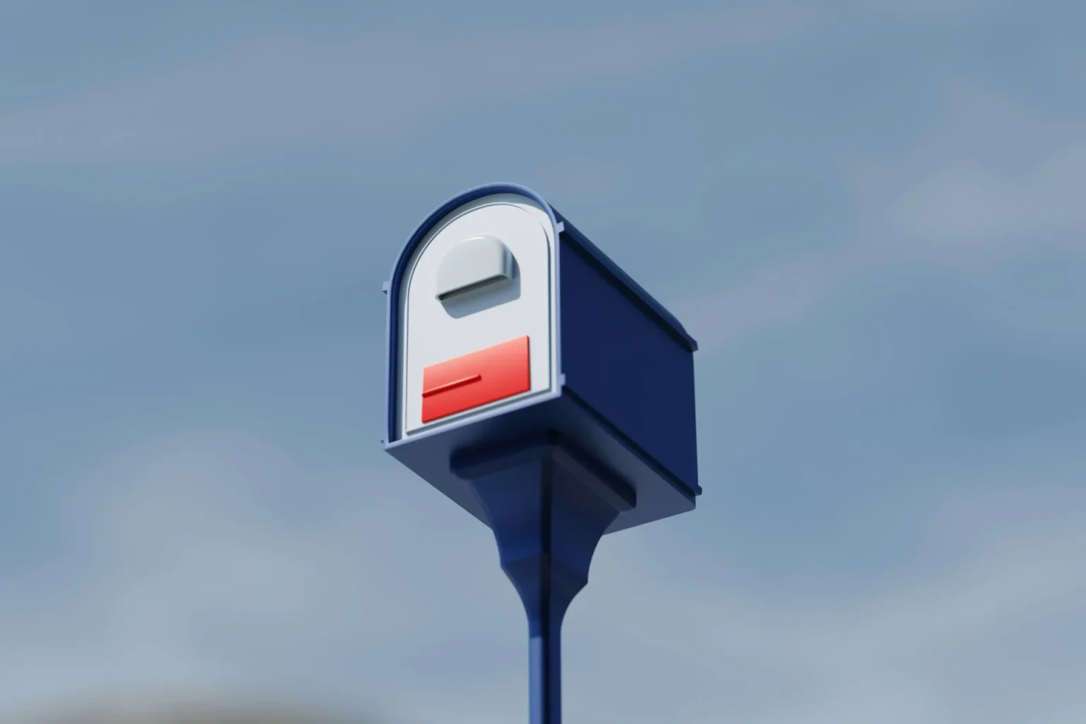 Alaska Lawmakers Raise Concern Over Threats to Bypass Mail Program A blue mailbox.