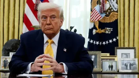 Alaska’s Economy Faces Threats from Federal Cuts and Corporate Layoffs US President Donald Trump.